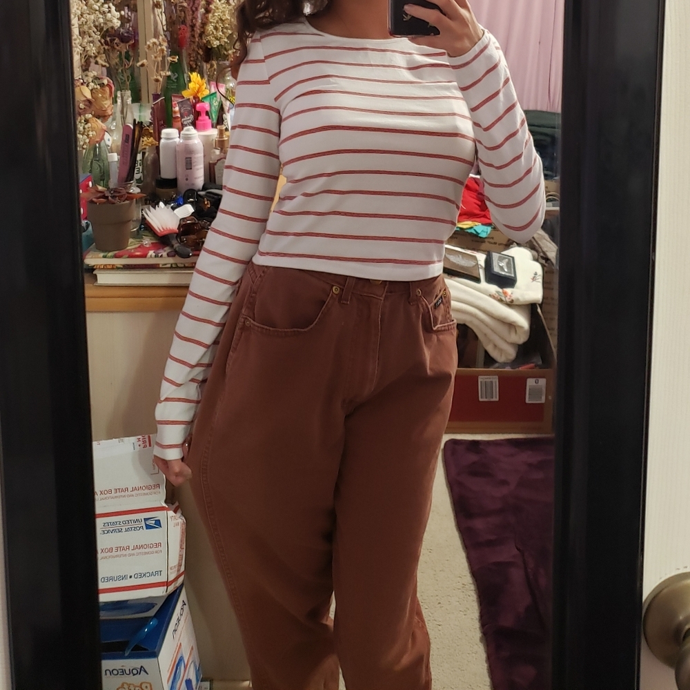 🔴 🆓️ FREE* Wild Fable Striped Long-Sleeved Shirt 🔴 - Picture 3 of 8